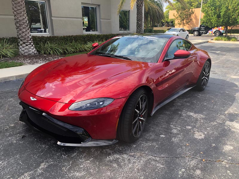 aston martin vantage test drive