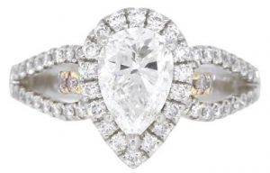 9 Stunning Pear Shaped Diamond Engagement Rings