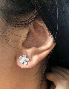 spring wedding flowers earring