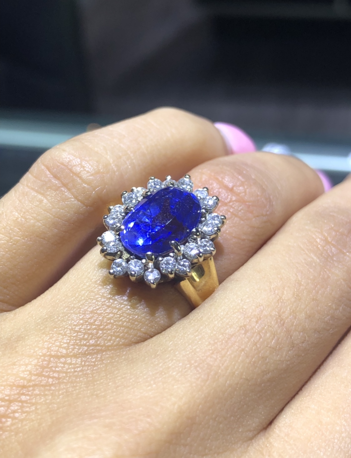 spring wedding engagement ring sapphire