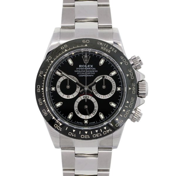 Rolex 116500LN Daytona Black Dial Stainless Steel Watch