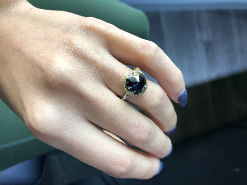 10 Gorgeous Black Stone Engagement Rings for the Unique Bride