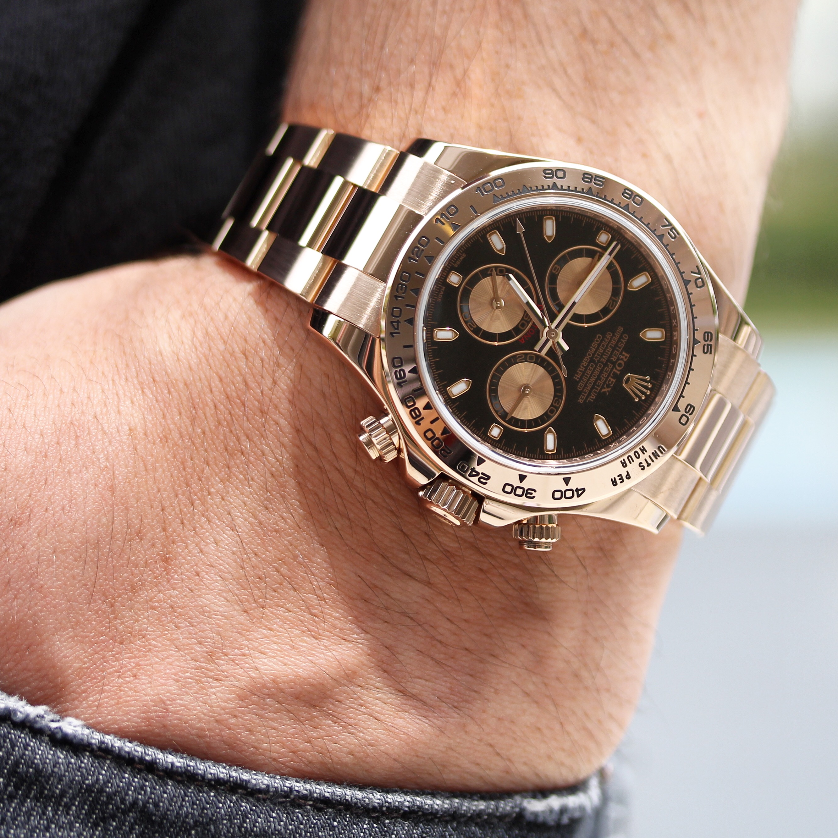 luxury watch vs smartwatch rolex rose gold