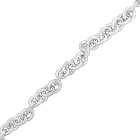 Tiffany & Co. Sterling Silver Round Link Bracelet