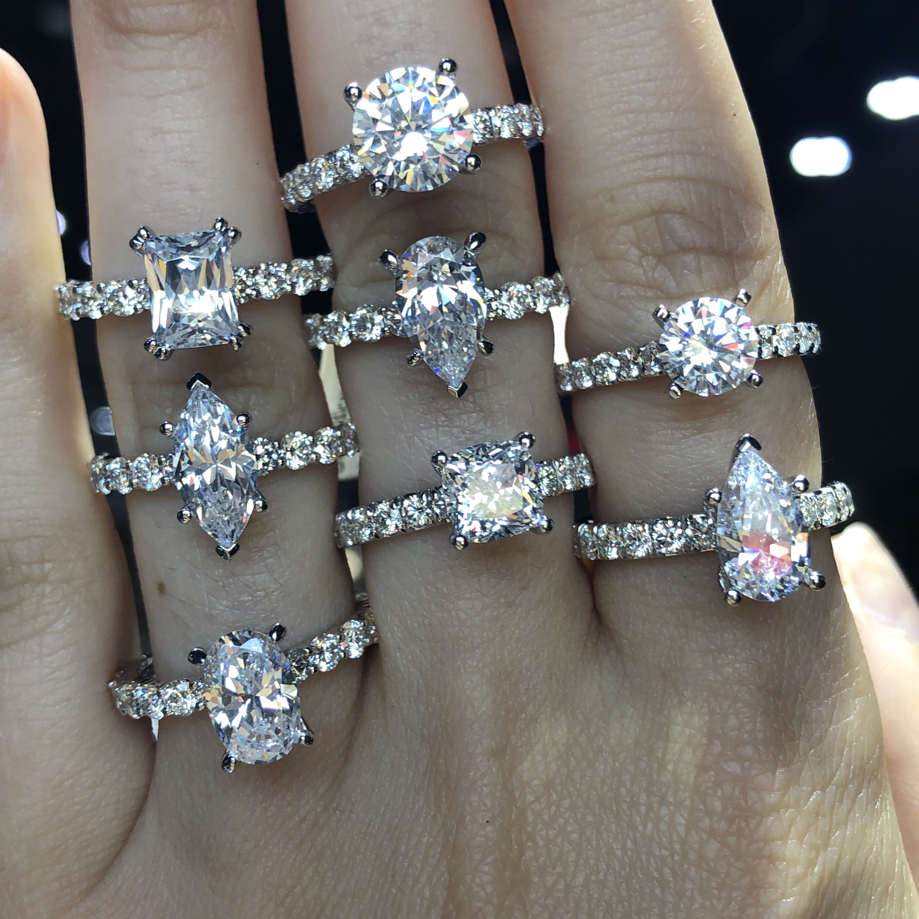 engagement ring buying eight different diamond cuts
