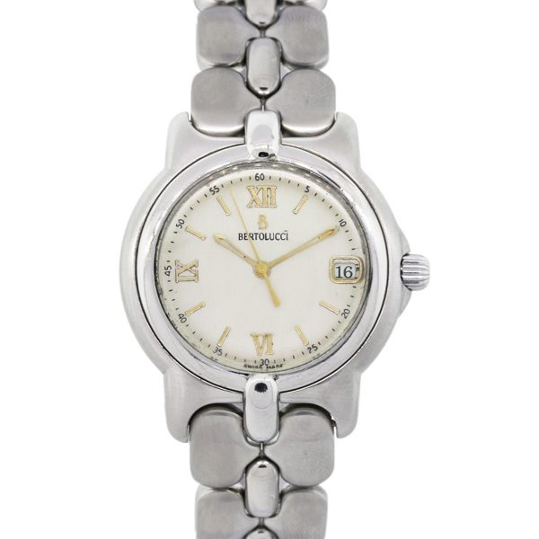 Bertolucci 123 41-77798 Pulchra Sterling Silver Mid Size Ladies Watch