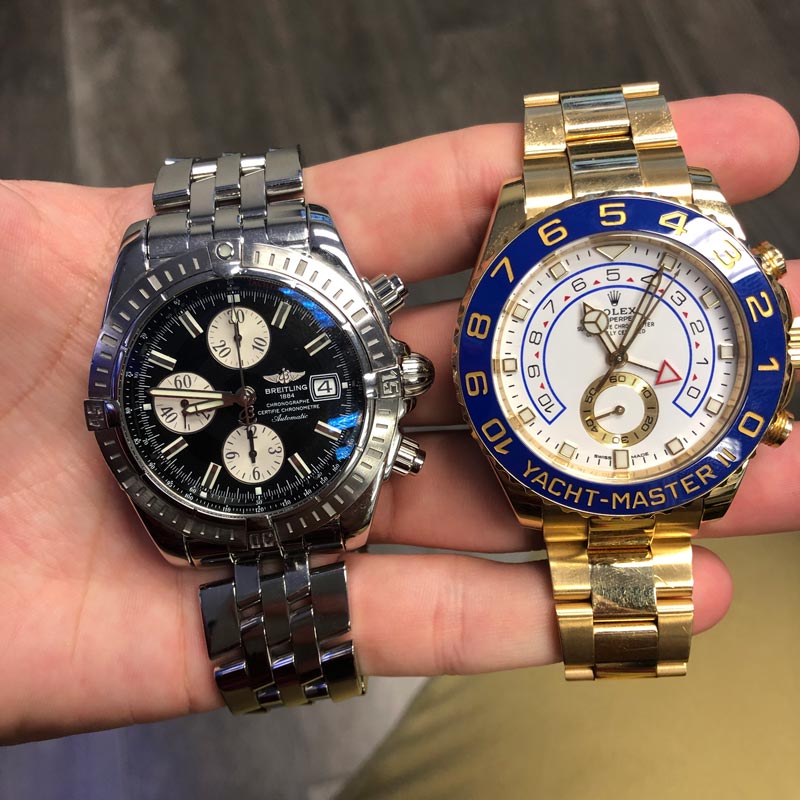 breitling versus omega