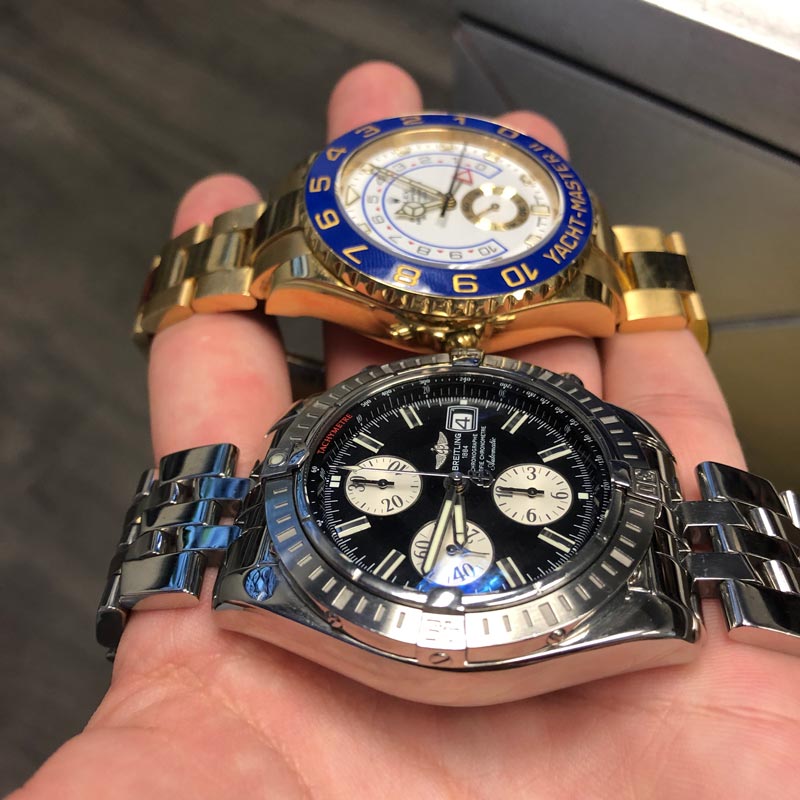 breitling vs rolex