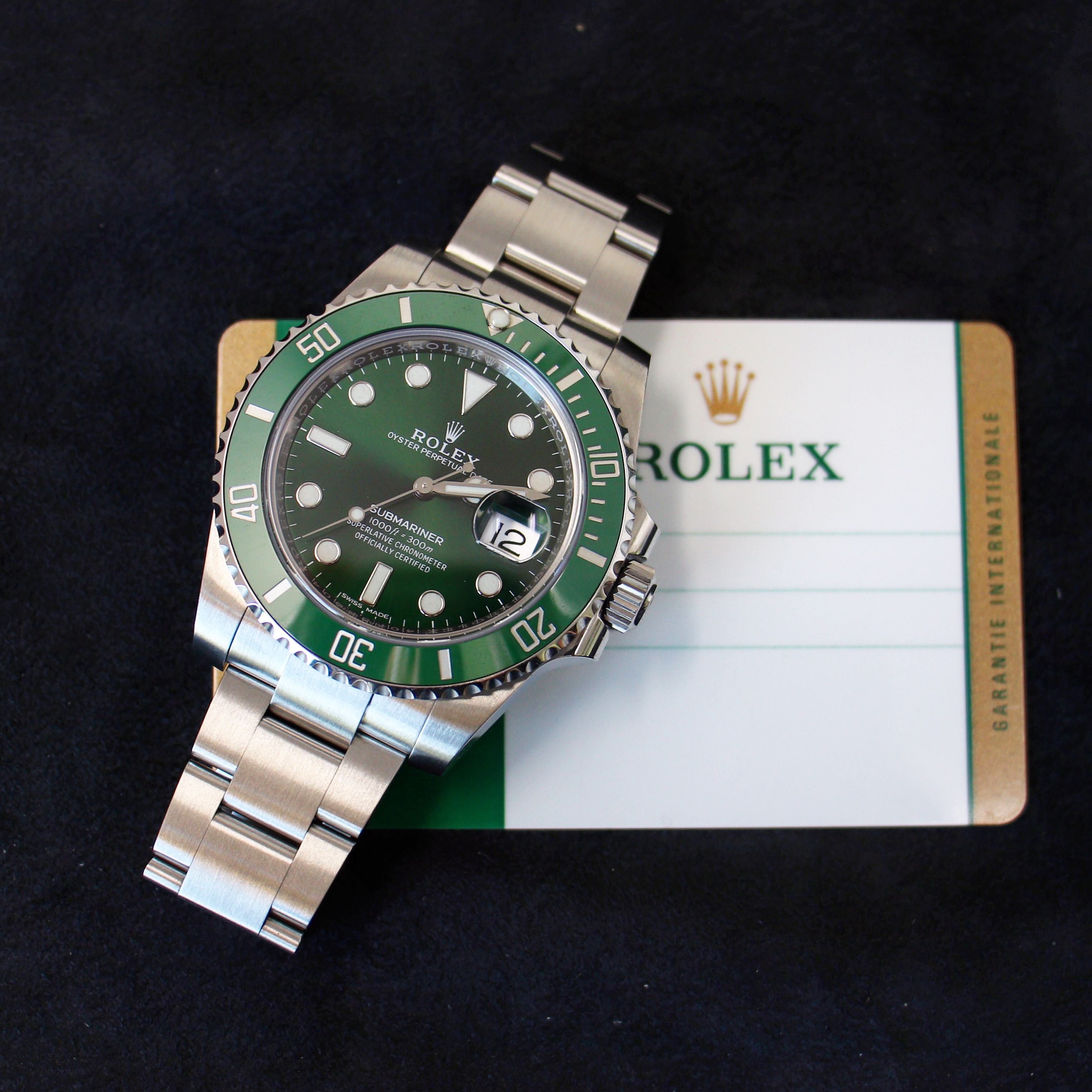 Rolex Submariner Date Hulk 116610LV 2019 Edition