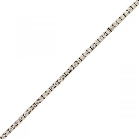 14k Yellow Gold 2.50ctw Diamond Tennis Bracelet