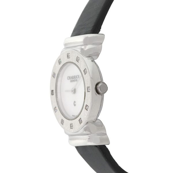 Philippe Charriol Sterling Silver Mother Of Pearl Dial Ladies Watch