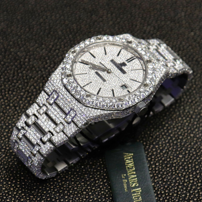 Review Audemars Piguet Royal Oak Diamond 15400ST Watch Raymond