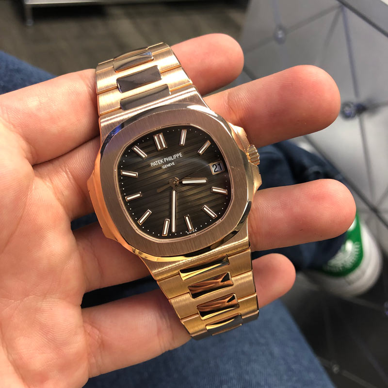 Patek 5711R Review | 18K Rose Gold Nautilus Sports Watch For Sale