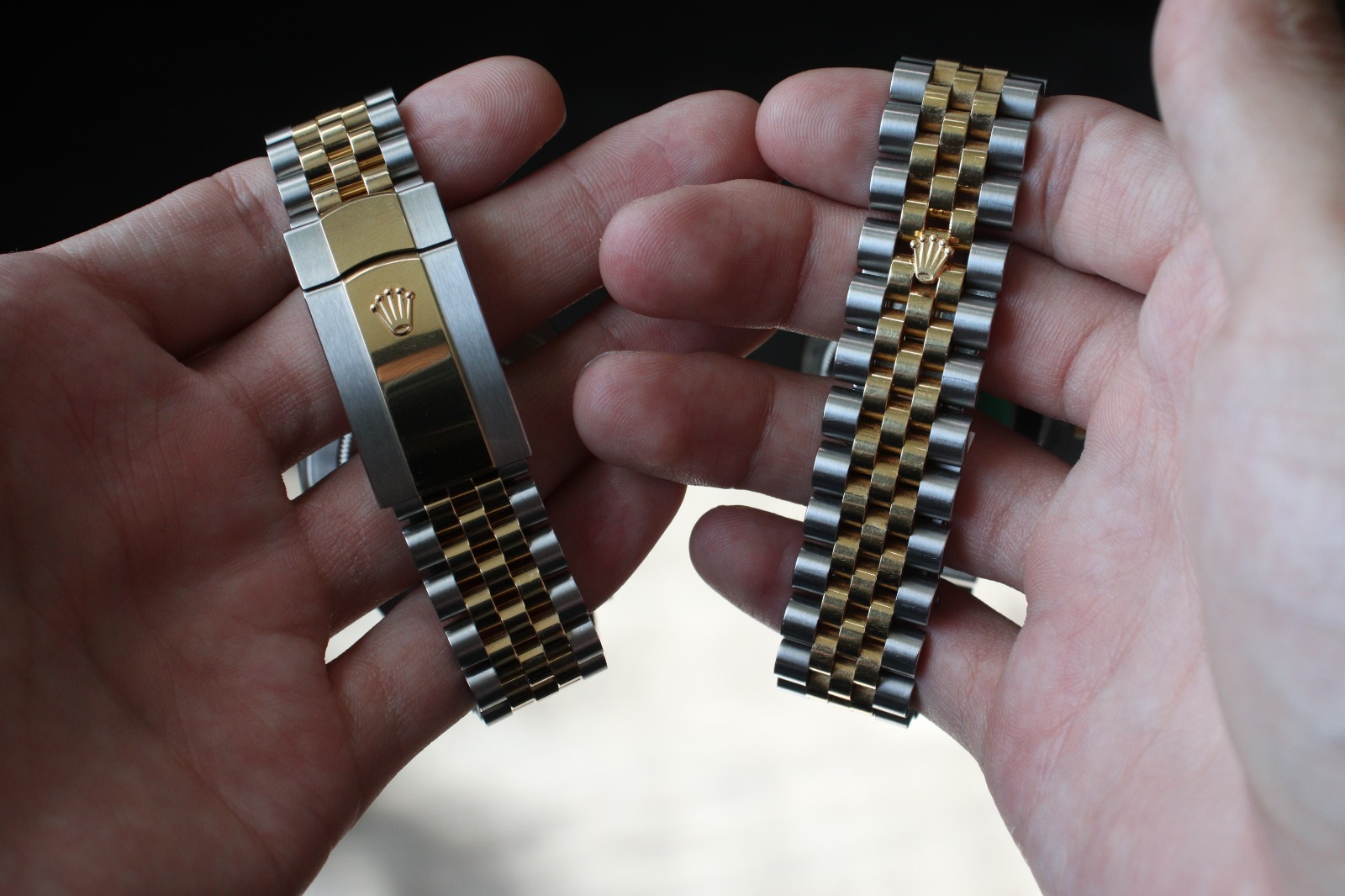 bracelet and clasp comparison rolex date just 116233 watches