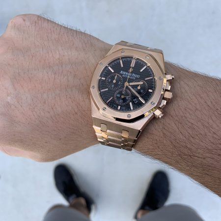 Audemars Royal Oak Chronograph 41mm Rose Gold Watch Review