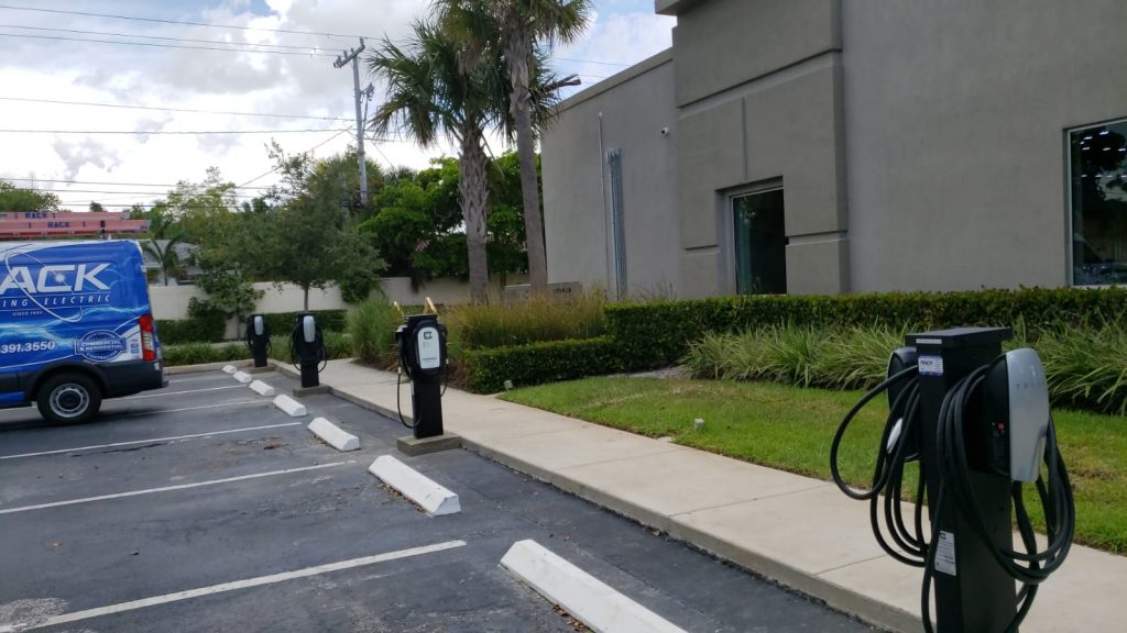 electric car charging station in boca raton