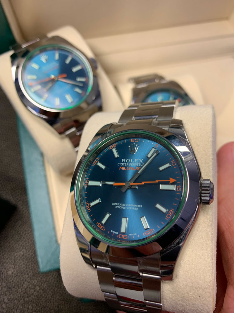 rolex milgauss gold