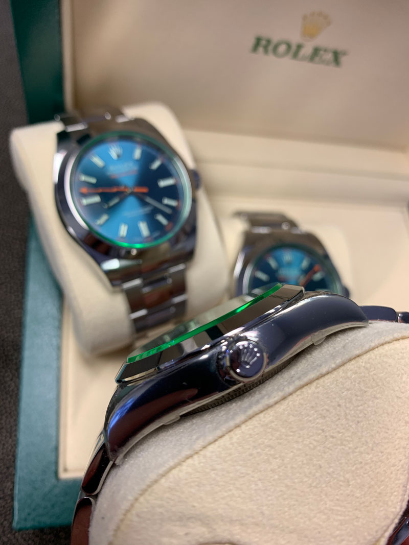 Rolex z blue milgauss review hot sale