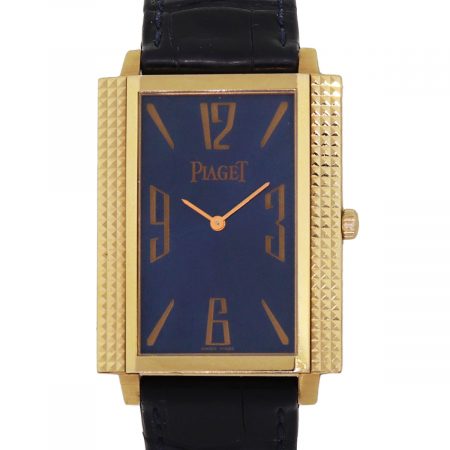 Piaget 90300 Mécanique 18k Rose Gold on Leather Band Watch