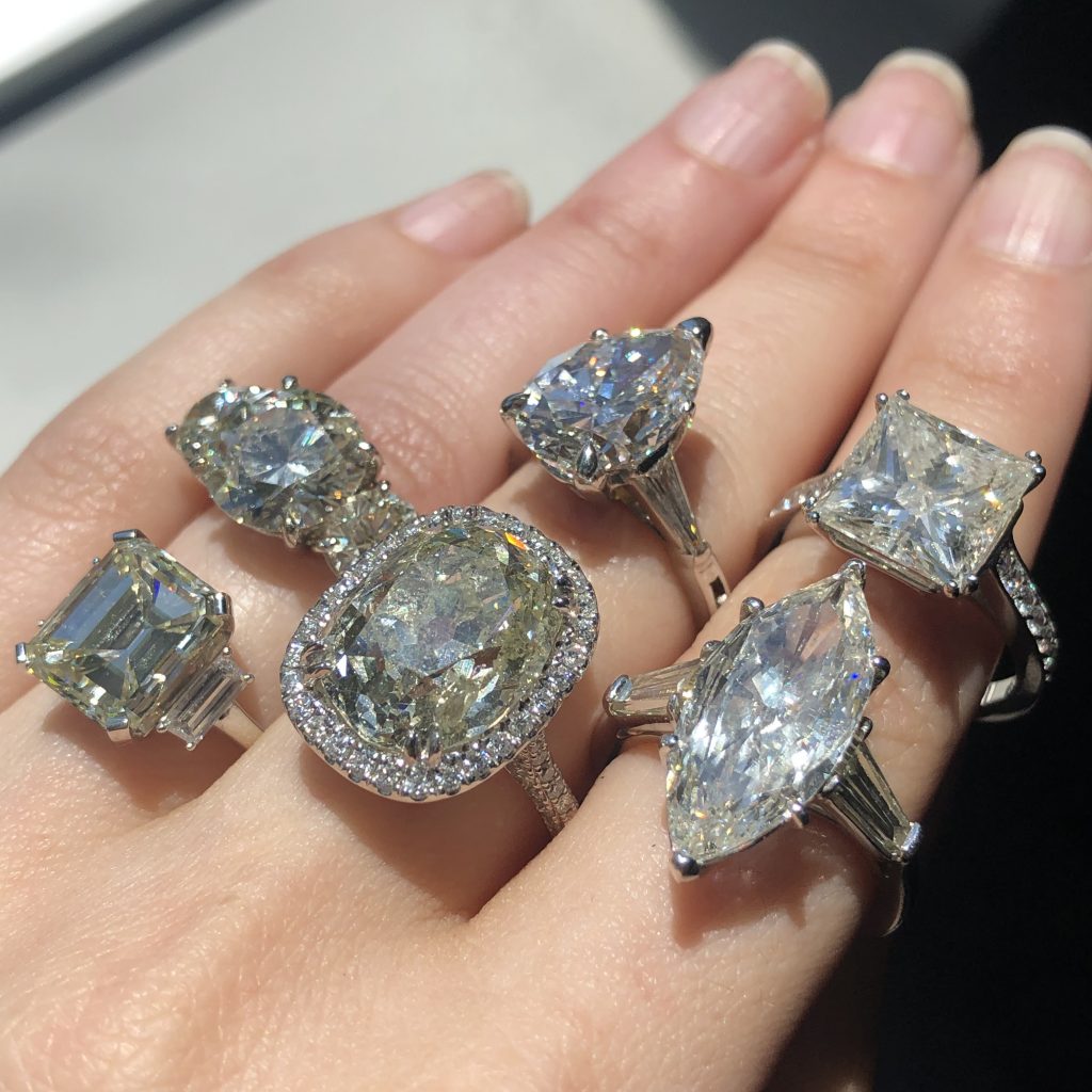 Big engagement ring settings for 3, 4 & 5 carat diamonds – Raymond Lee ...