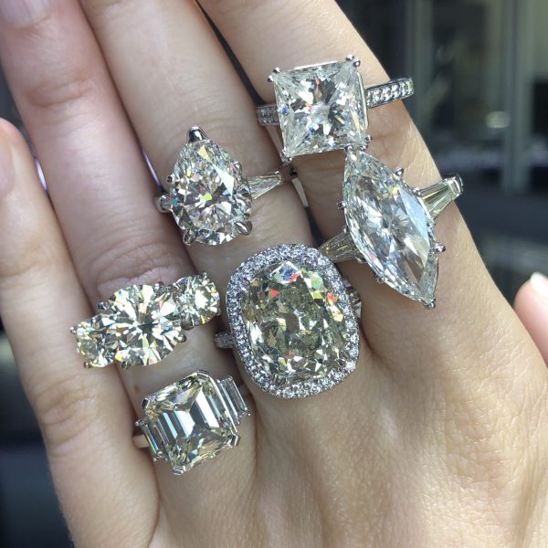 Big engagement ring settings for 3, 4 & 5 carat diamonds – Raymond Lee ...
