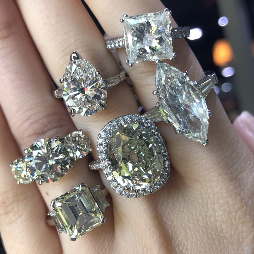 6 big engagement ring settings 