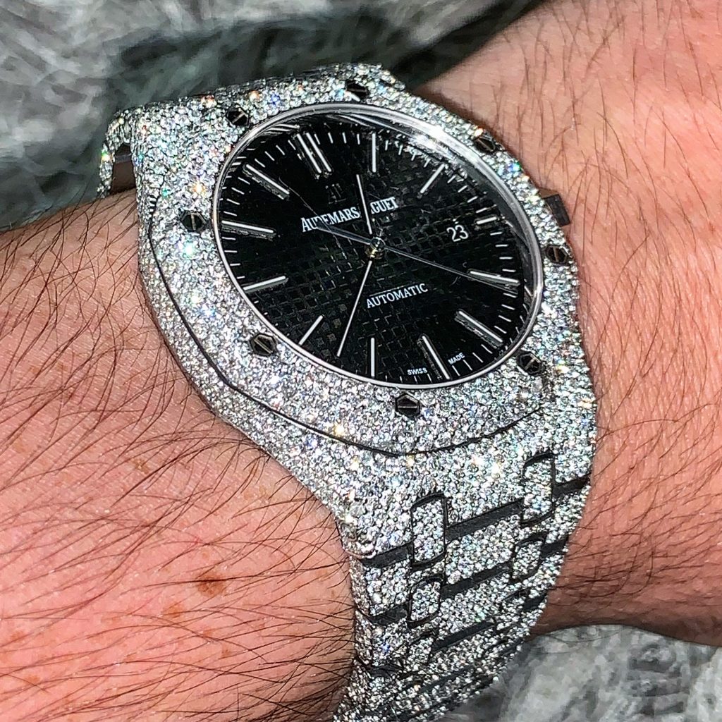 iced out audemars piguet