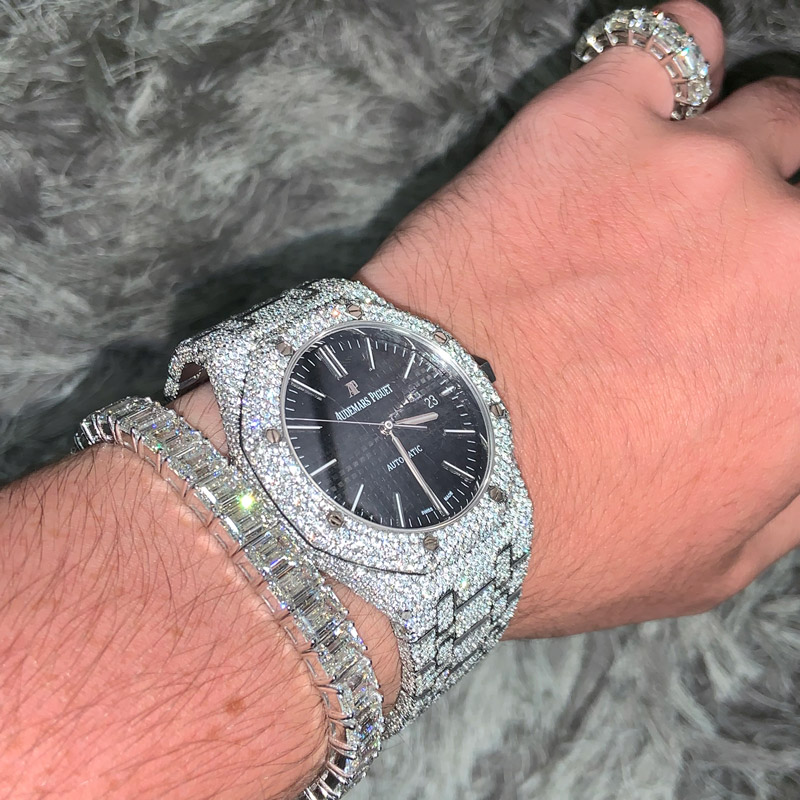 lab created diamond watches