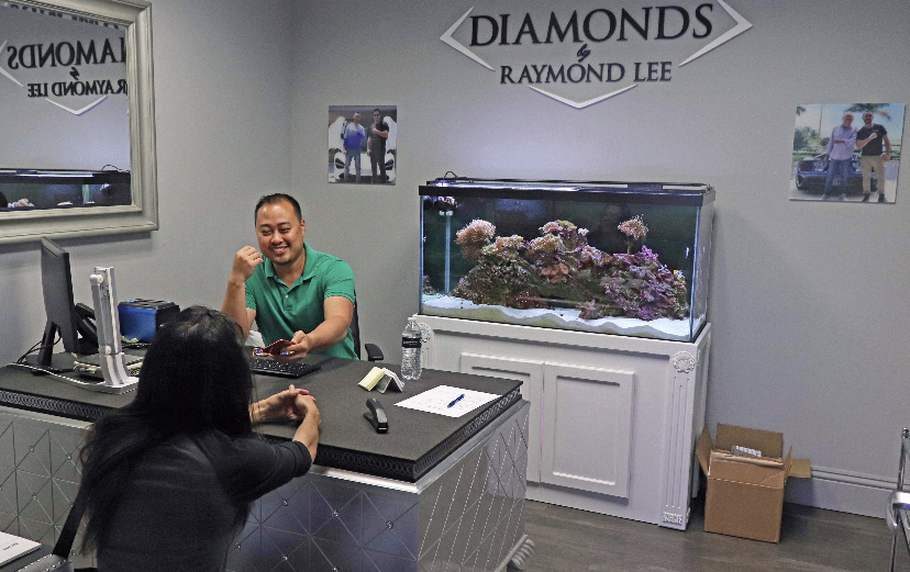 diamonds by raymond lee jewelry showroom