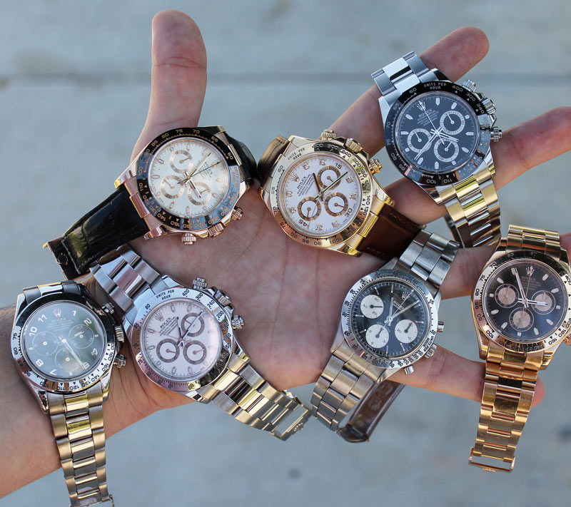 Rolex famous outlet watches