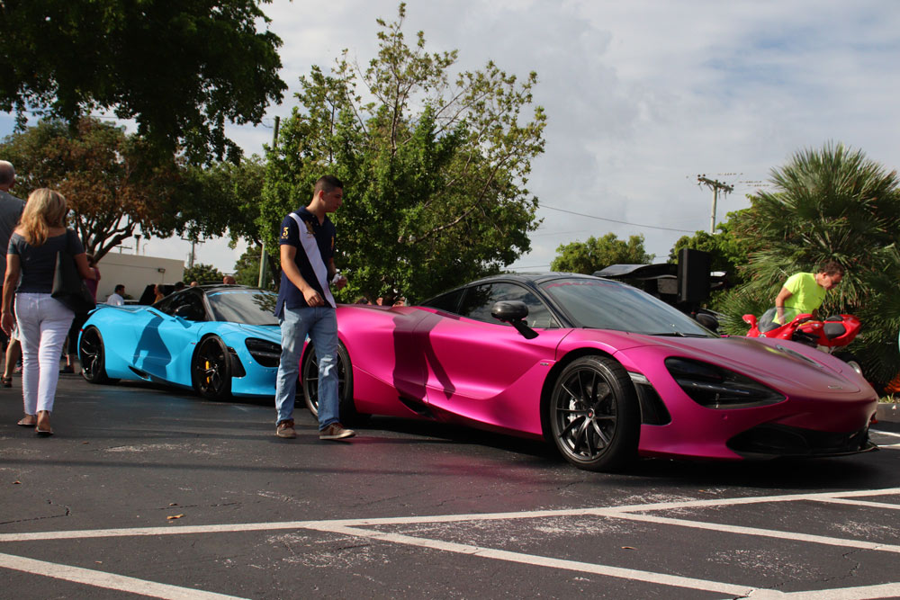 mclaren car show diamonds and donuts 