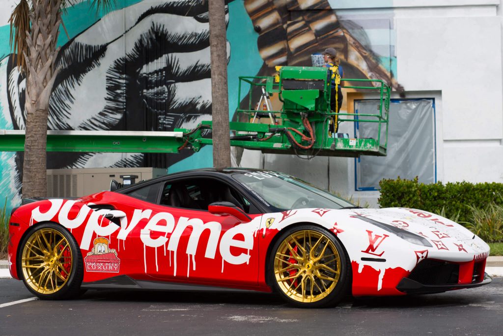 This Ferrari F12 Berlinetta is a Supreme being