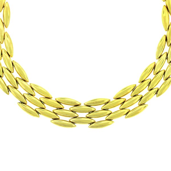 cartier gold choker necklace