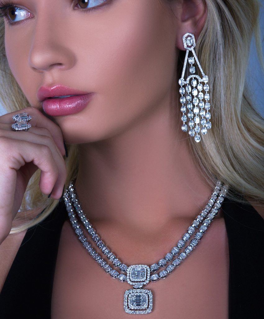 Alexa collins photoshoot at Raymond Lee jewelers 