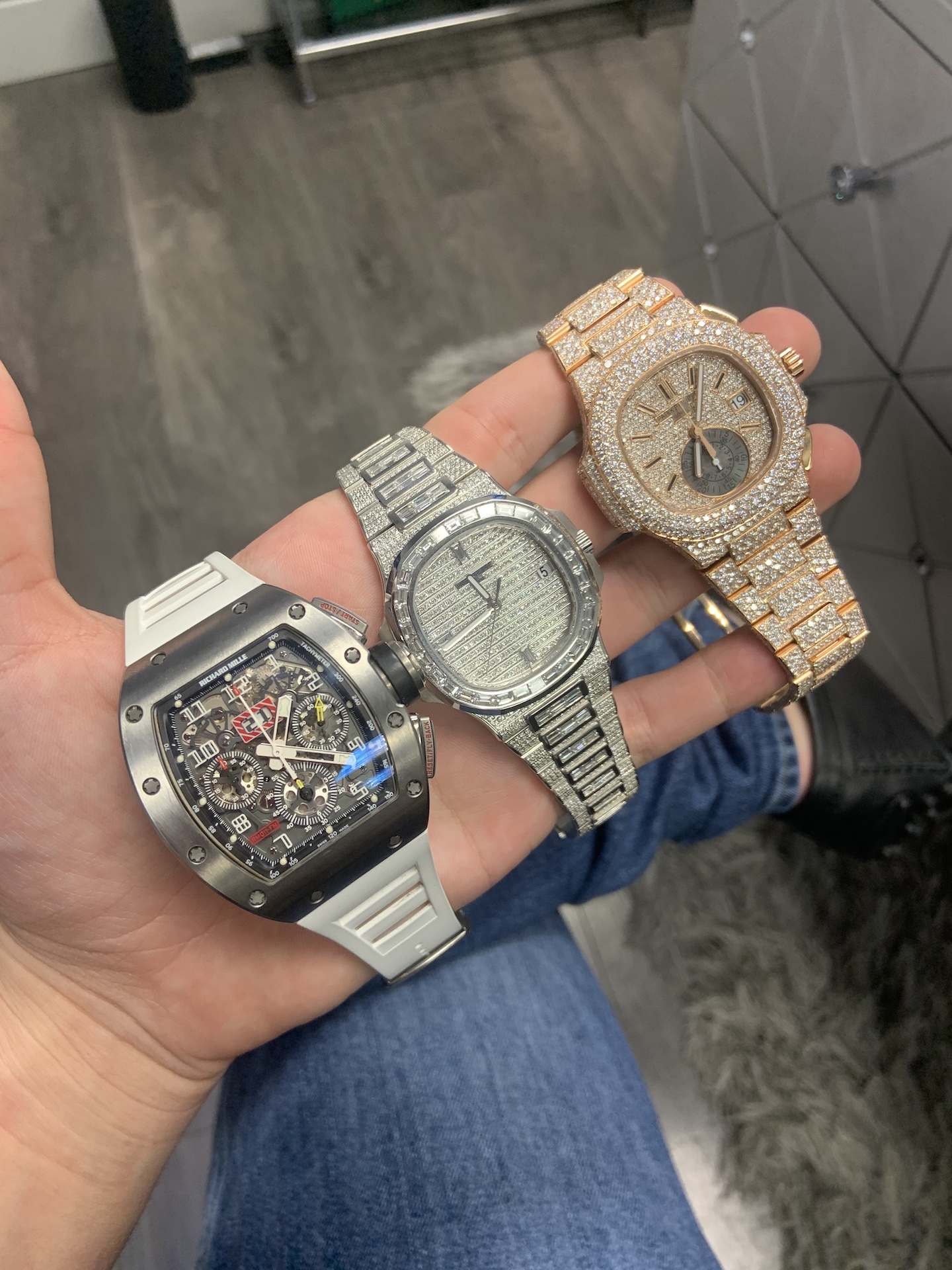 patek philippe 5711 iced out