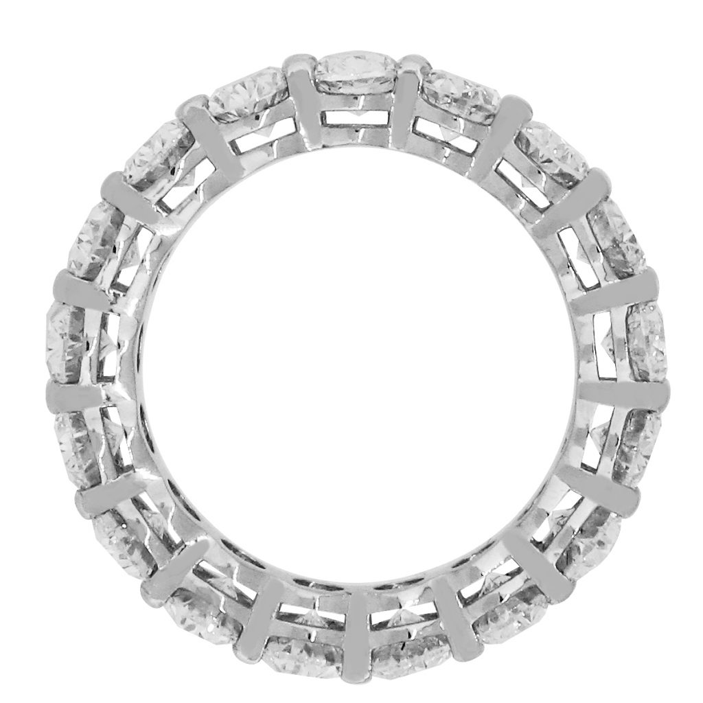 oval diamond band