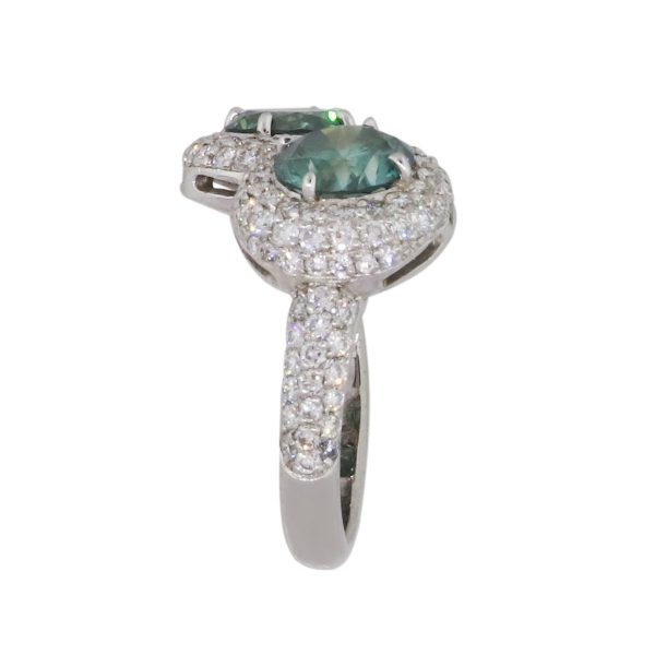 platinum diamond cocktail ring