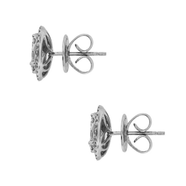Diamond Earrings Studs with Jackets