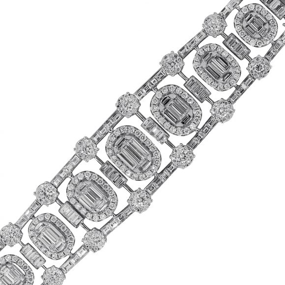 diamond bracelet with rolex