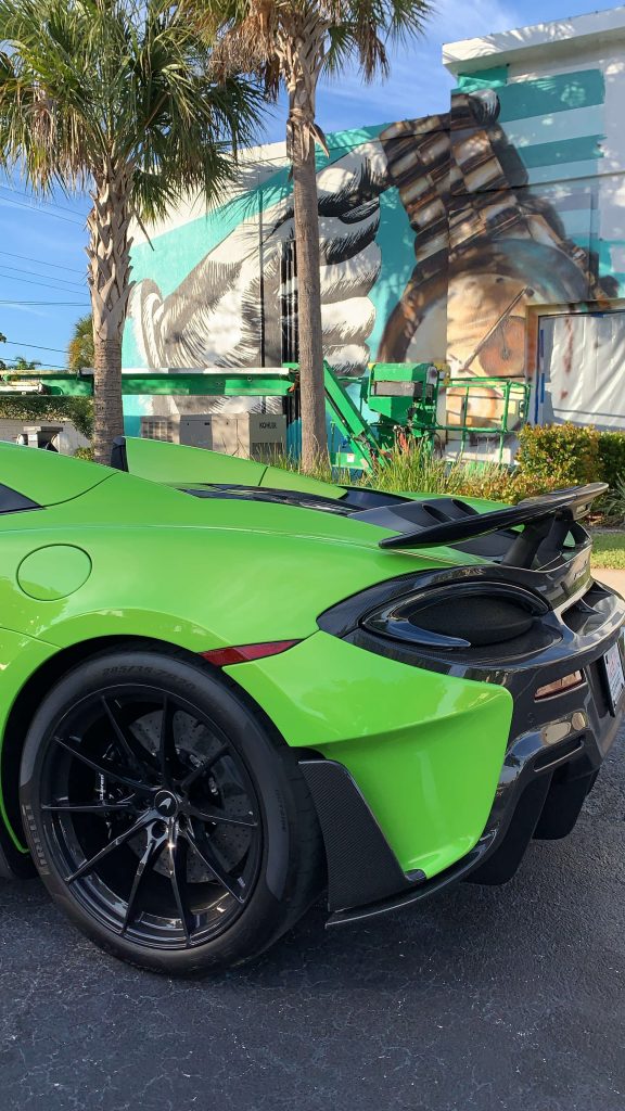 mclaren 600LT spider exterior