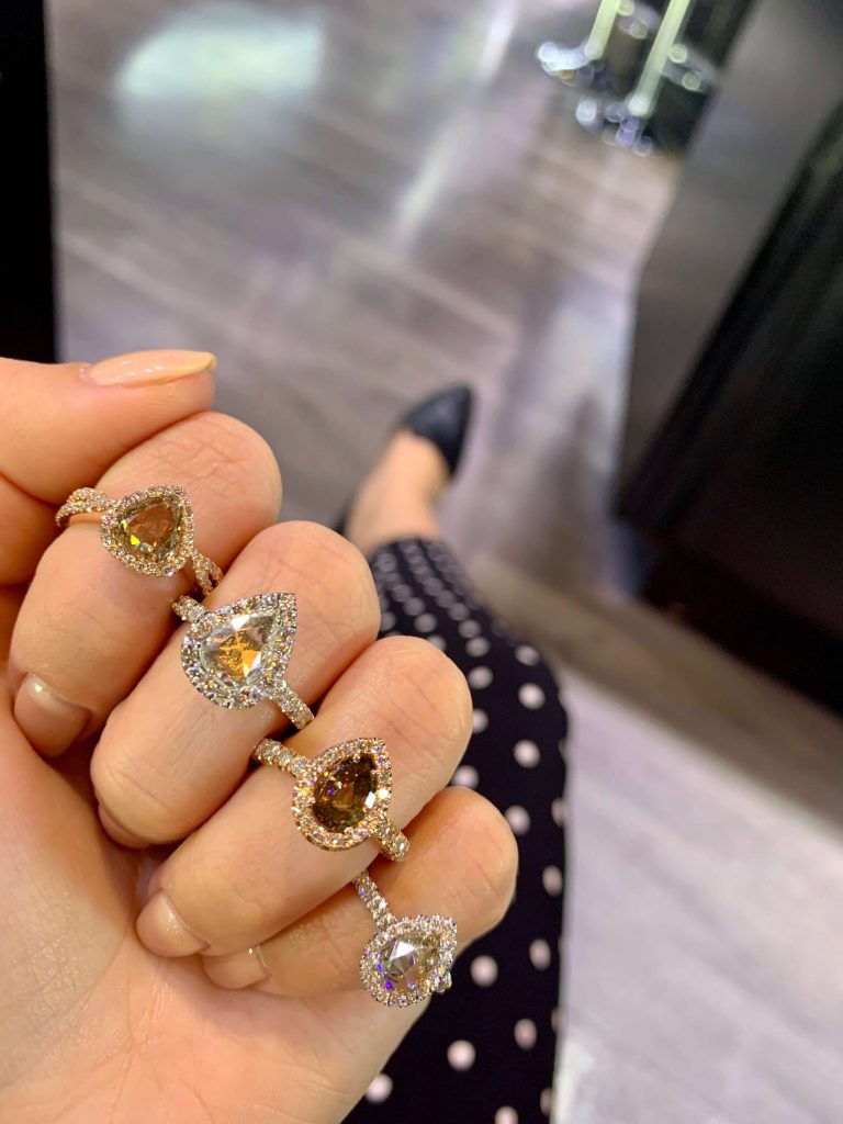 unique fashion diamond rings