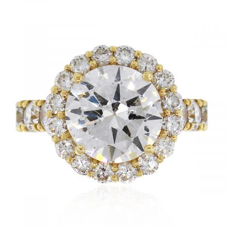 Yellow Gold Diamond Engagement Ring