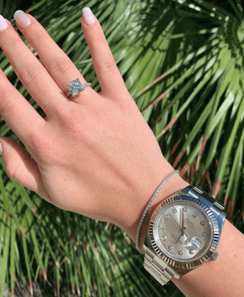 Rolex Lady Datejust in two tone Silver Diamond dial Jubilee Bracelet