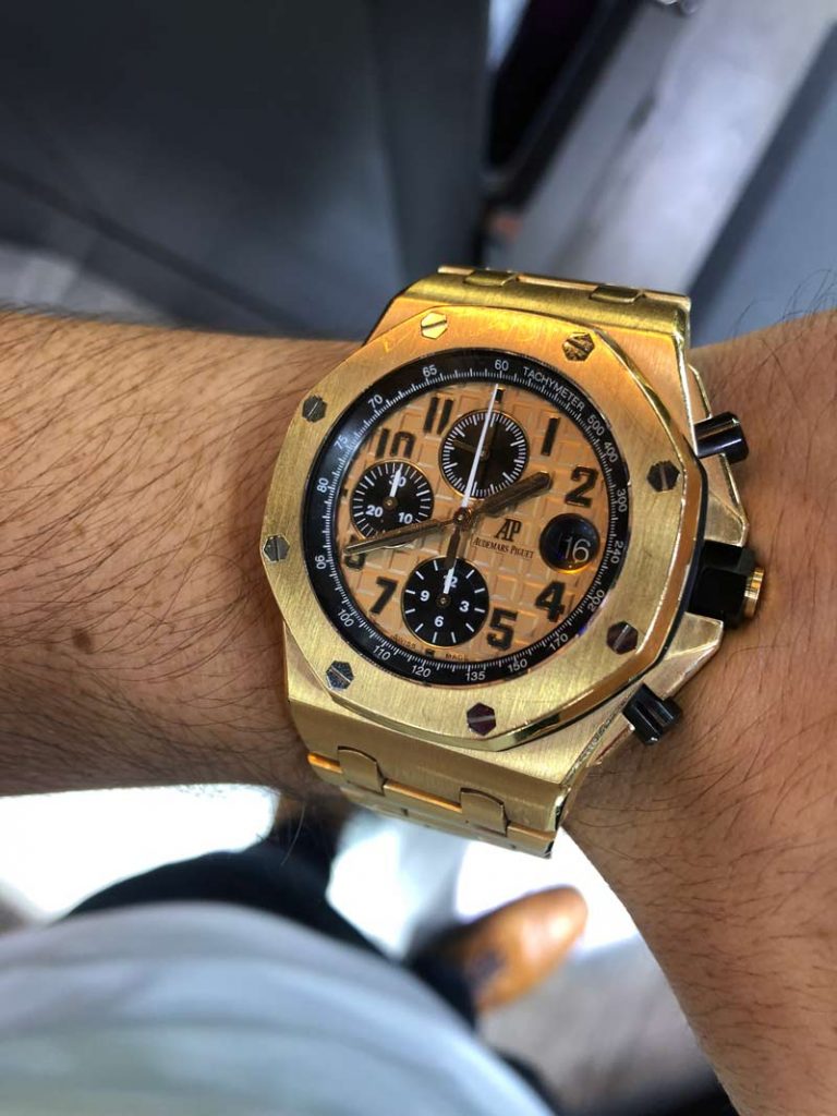 audemars piguet royal oak offshore chronograph rose gold