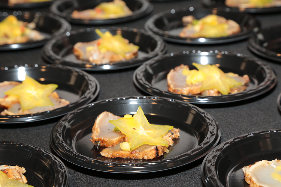 gourmet food at the boca concours