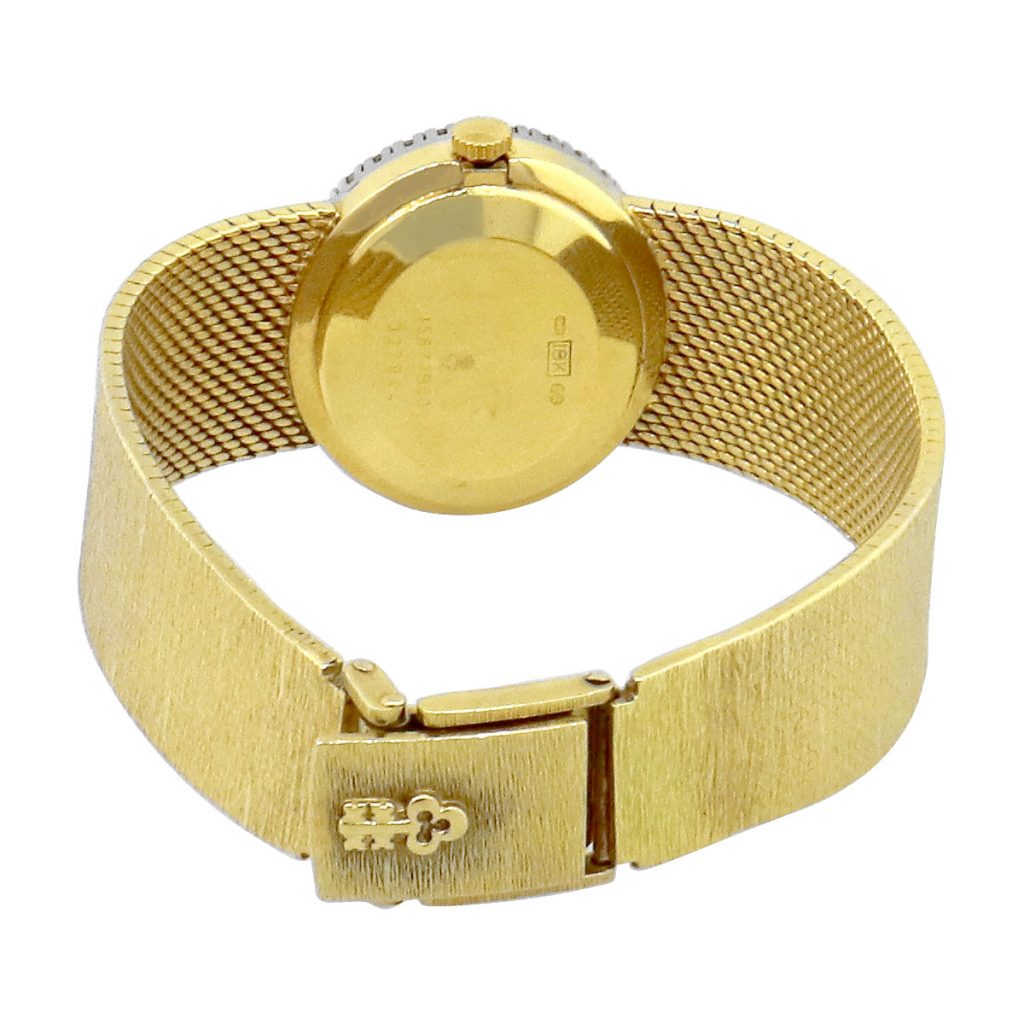 Corum 18k Yellow Gold Diamond Bezel Ladies Watch