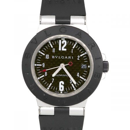 Bvlgari Diagono L50996 Aluminum Carbon Fiber Dial Watch