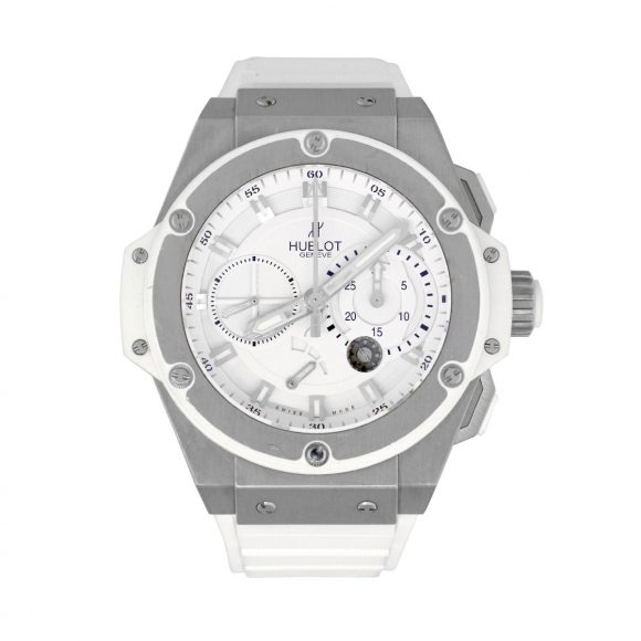 white hublot king power zirconium price