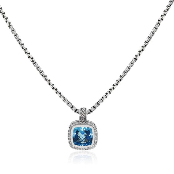 David Yurman blue topaz necklace