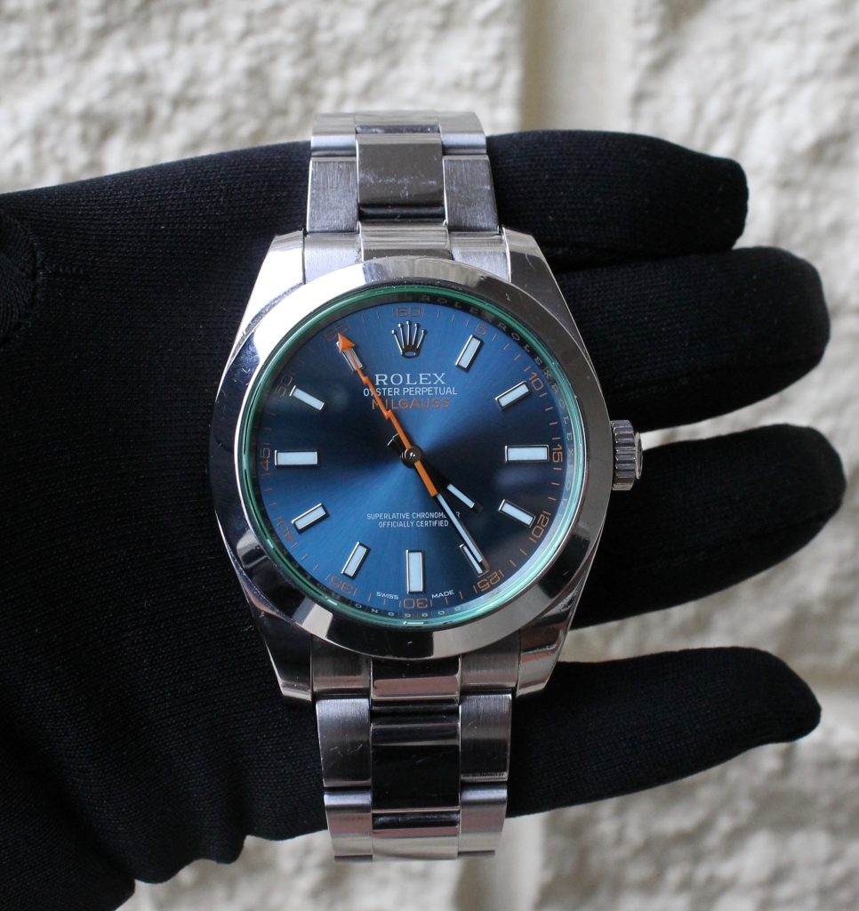 Pre owned luxury watch Rolex milgauss 